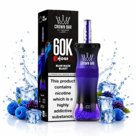 Crown Bar Al Fakher 60K Puff Bluerazz Blast