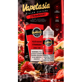 Premium Vapetasia Killer Custard Strawberry 3MG 100ML