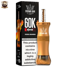Crown Bar Al Fakher E Hose 60K Puff Cool Mango
