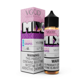 Premium Vgod Mix Iced Bubble Grape 18MG 60ML