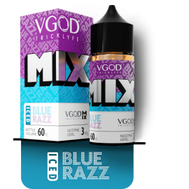 Premium Vgod Mix Iced Bluerazz 12MG 60ML