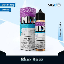 Premium Vgod Mix Iced Bluerazz 18MG 60ML