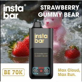 Insta Bar BE 70k Puffs Strawberry Gummy Bear 5%