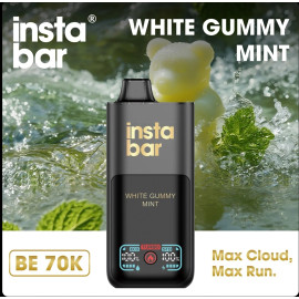Insta Bar BE 70k Puffs White Gummy Mint 5%