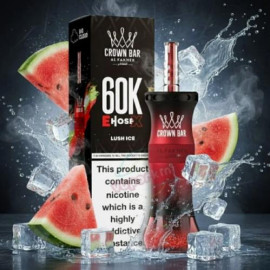 Crown Bar Al Fakher E Hose 60K Puff Lush ice