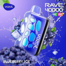 VOZOL 40K BLUEBERRY ICE RAVE