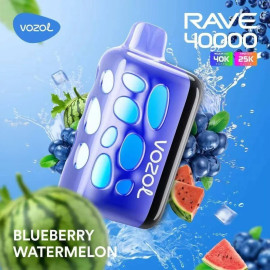 VOZOL 40K BLUEBERRY WATERMELON RAVE