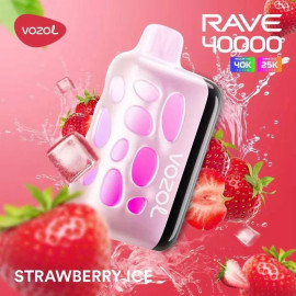 VOZOL 40K STRAWBERRY ICE RAVE