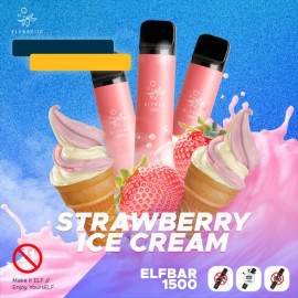 Elf bar 1500 Strawberry ice cream 