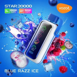 vozol 20k bluerazz ice star