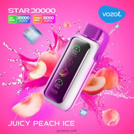 vozol 20k juicy peach ice star