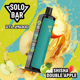 Solo bar Dtl 25k Shisha double apple 