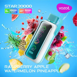 vozol 20k raspberry apple watermelon pineapple star