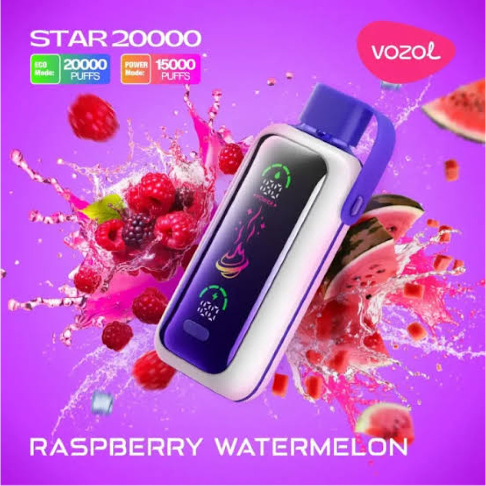 vozol 20k raspberry watermelon star
