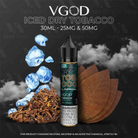 salt vgod dry tobacco ice 25mg