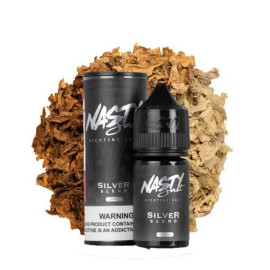 salt nasty silver tobacco vanilla 25mg