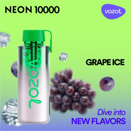 Vozol 10k neon grape ice