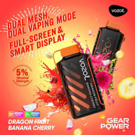 vozol 20k dragon fruit banana cherry power