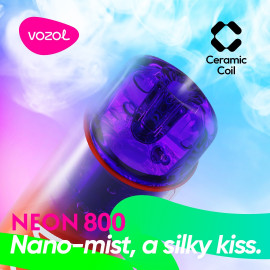 vozol 800 snow top coffee 2%