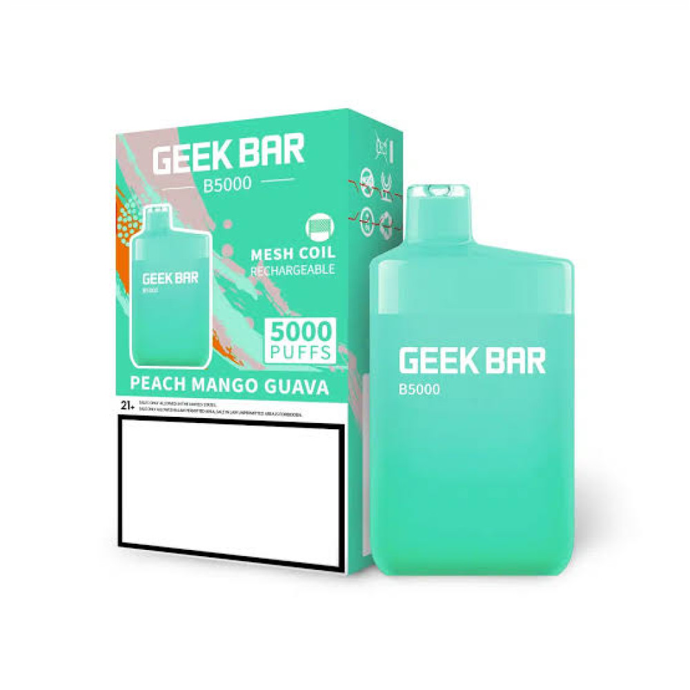 geekbar 5k peach mango guava