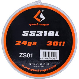wire geekvape ss316L 24ga