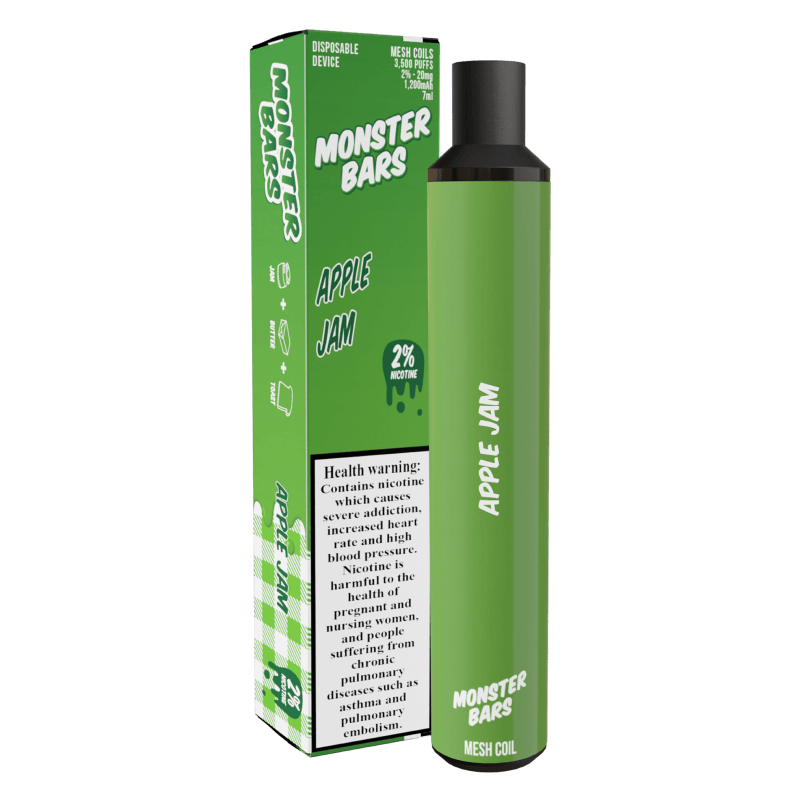monster 3500 apple jam 2%